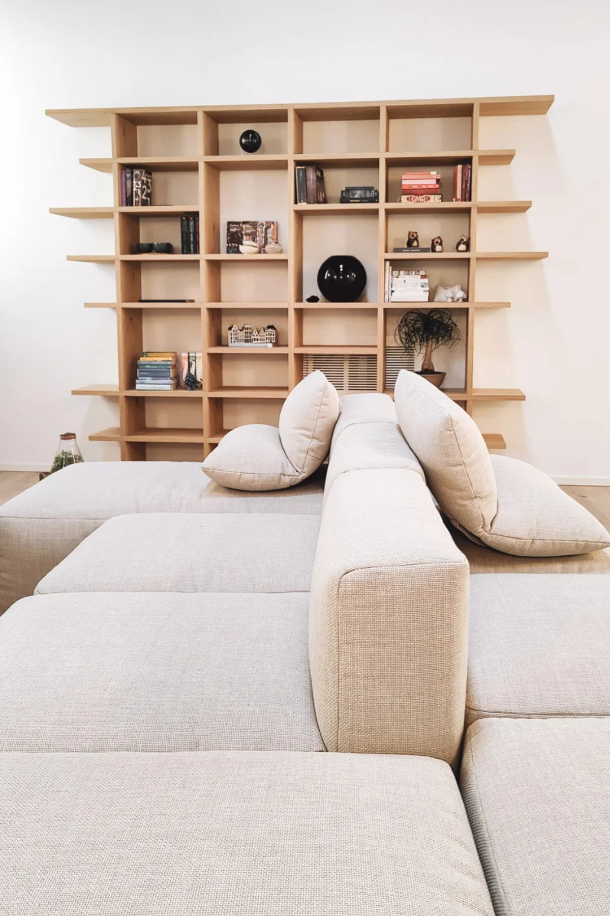libreria custom in rovere
